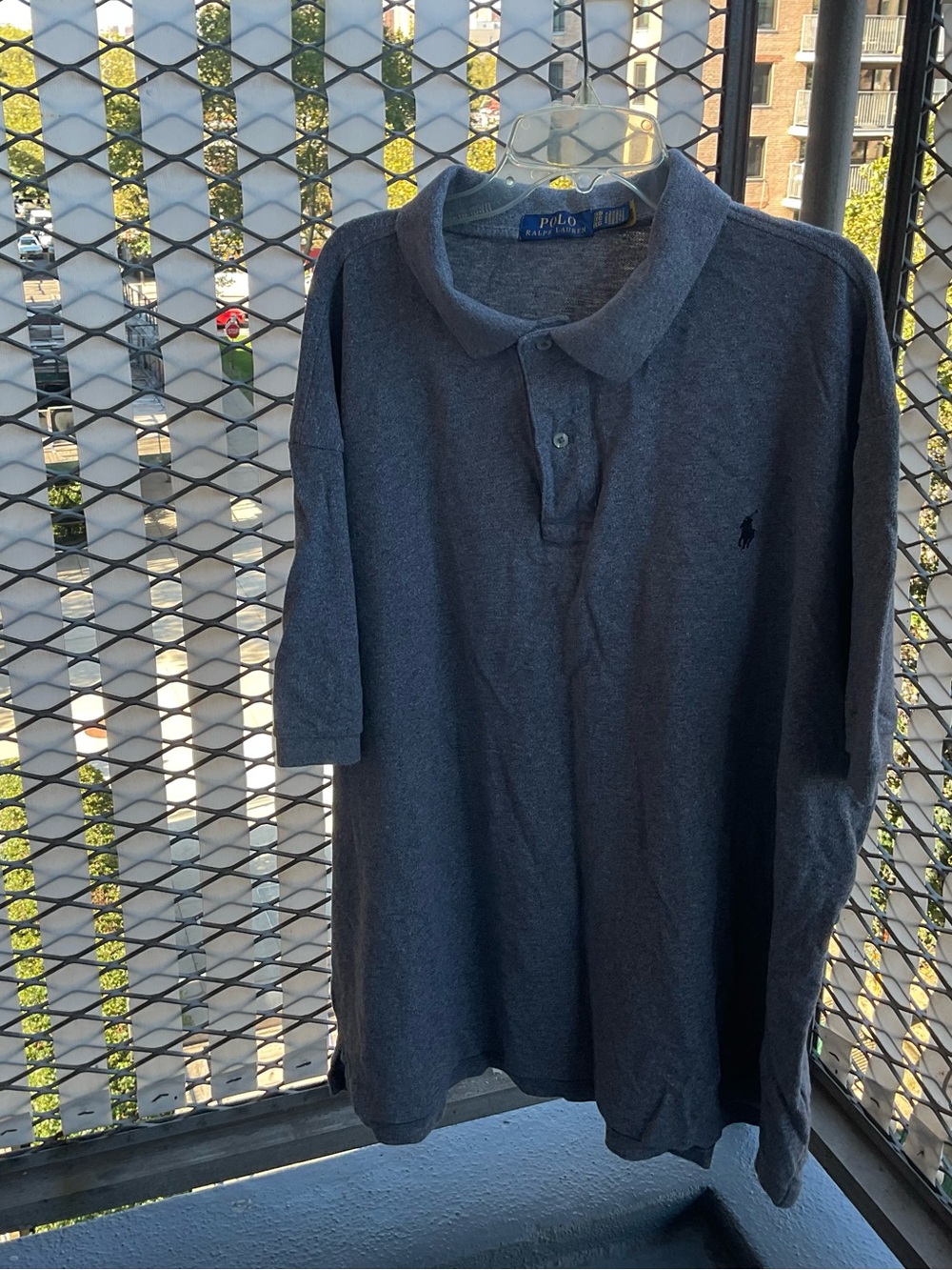 Polo Ralph Lauren Polo Shirt Mens Gray Short Sleeve 2XB